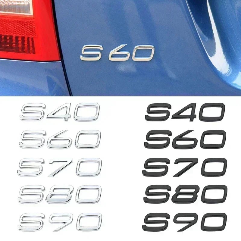 1 шт. 3D ABS задний багажник с буквами логотипа эмблема значок наклейки C30 V40 V60 V90 S40 S60