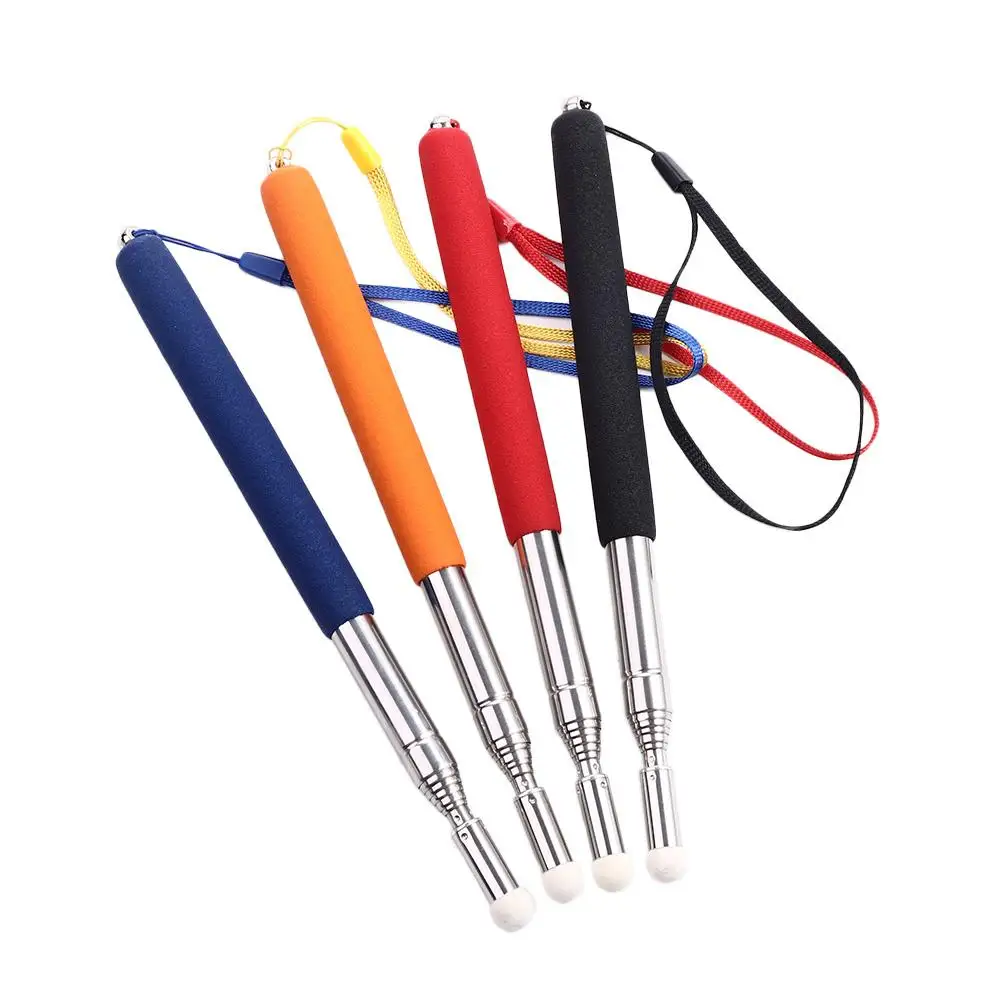 

1M Telescopic Stainless Steel Retractable Classroom For Teaching Hand Pointer Presenter Pointing Pointer Pen