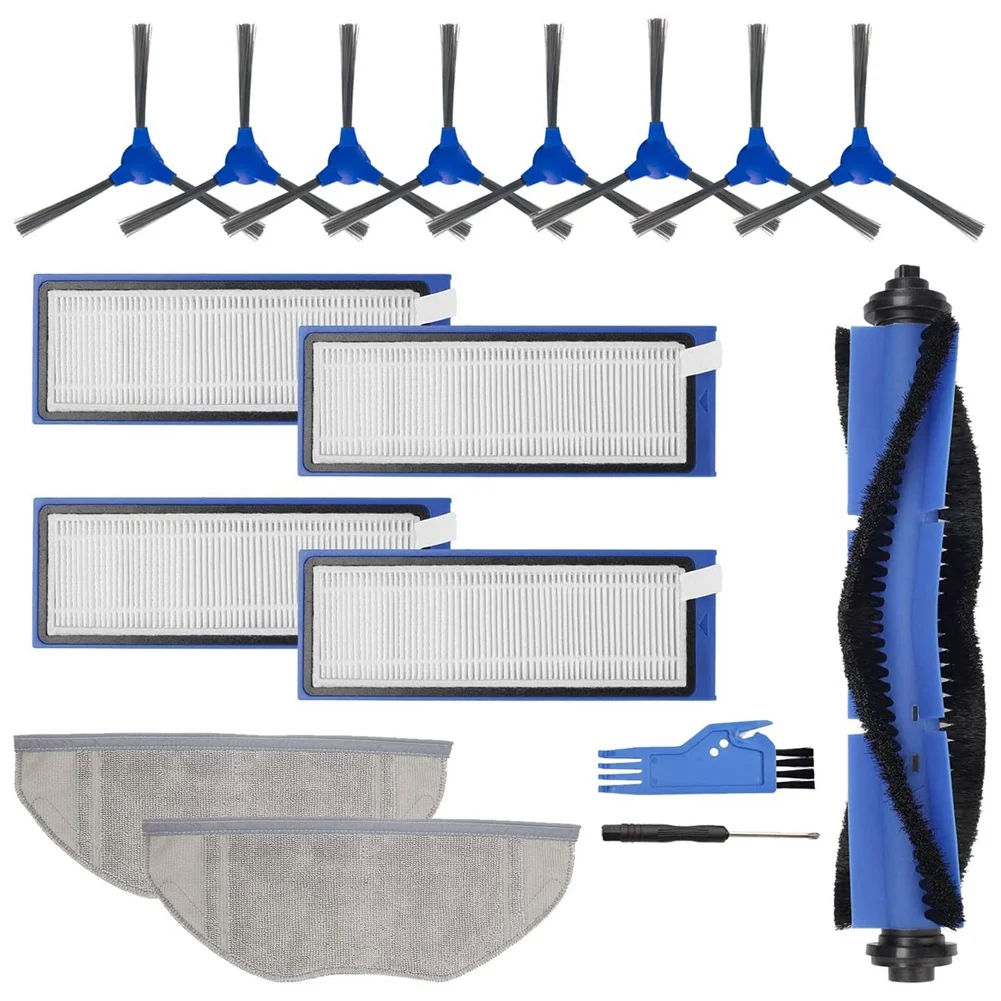 

Filter Brush Wiping Cloth Replacement Parts for Eufy RoboVac L70 Hybrid Robot Vacuum Cleaner Parts