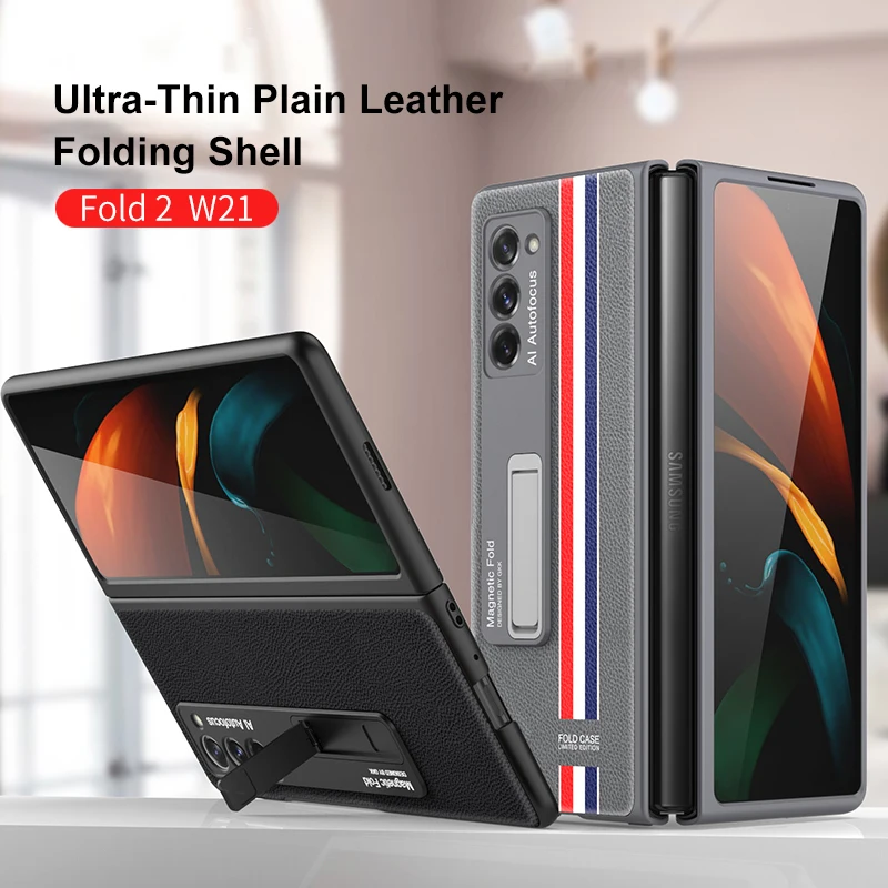 

Чехол-книжка из искусственной кожи для Samsung Galaxy Z Fold 2 3