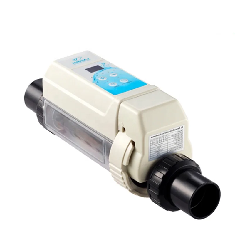 

Generador de cloro de piscina simple de Low costo AIBO Sistema clorador para estanque de sal (прозрачный)