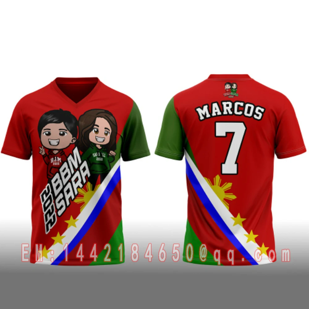 

BBM Sala 2022 Uniform Marcos Duterte Sports T-Shirt Goods