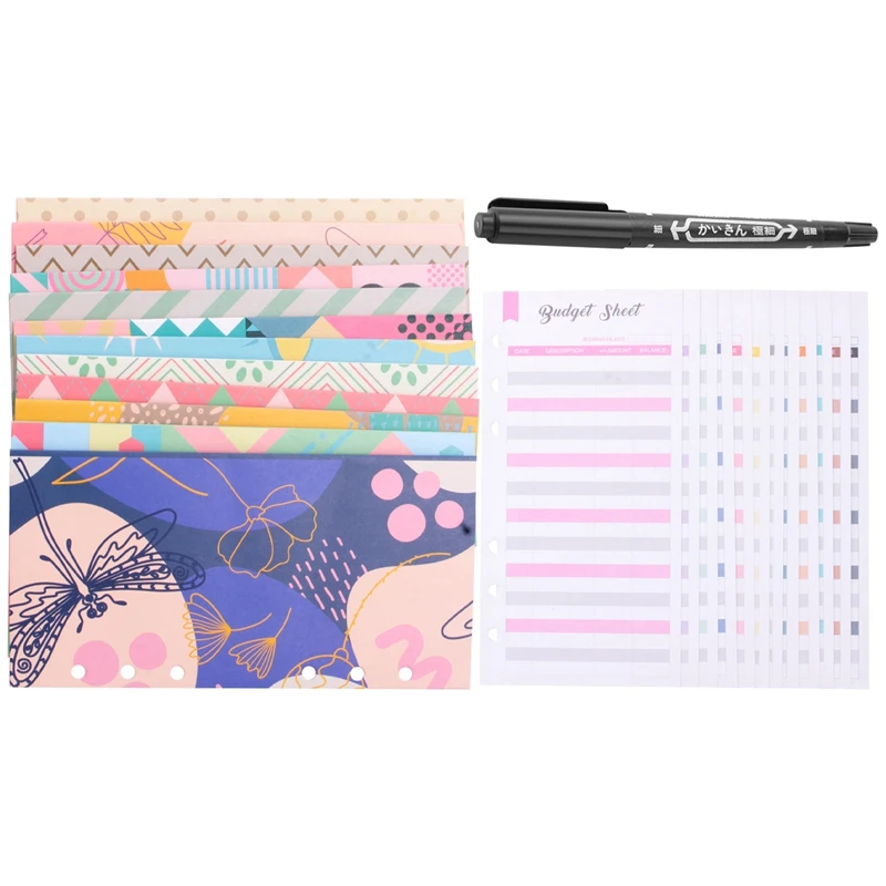 

Cash Envelopes For Budget System,Money Envelopes For Budgeting And Saving,12 Envelopes&12 Expense Tracking Budget Sheets