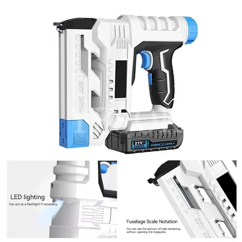 Электрический гвоздезабивной пистолет инструменты степлер для рамок скобы