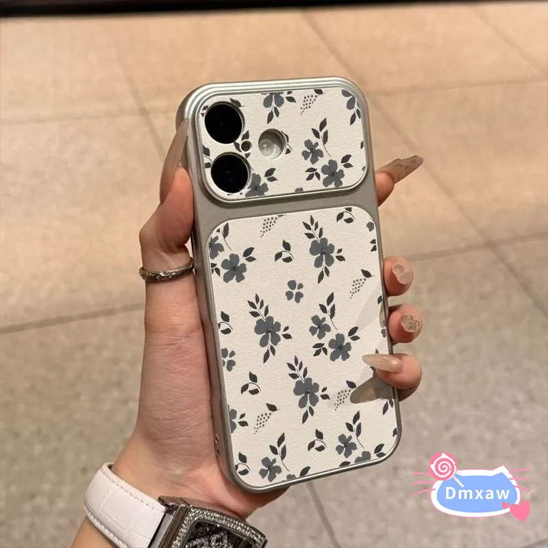 Фото Чехол для телефона Vivo iQOO Z11 Z11X Z10 Z10X Z10R Z9X Z9 Turbo Plus Z7i Z6 Lite Pro Z5X U5X U5E U3X из искусственной кожи, серый, с цветочным узором №4