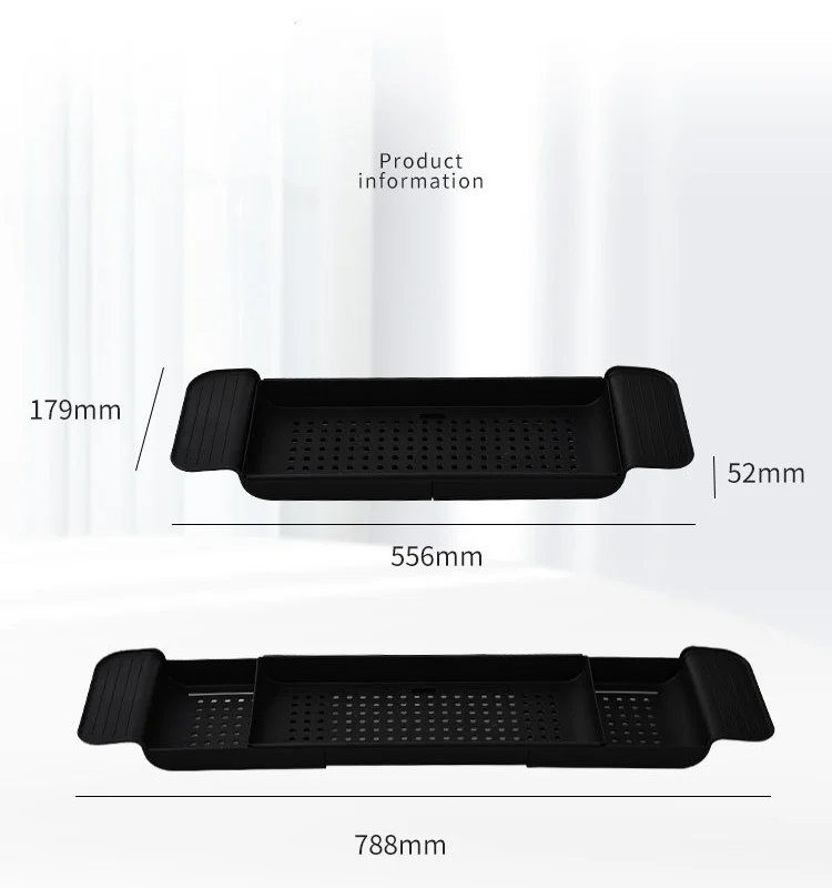 Выдвижной стеллаж для хранения ванны товары ухода за кожей спа поднос органайзер