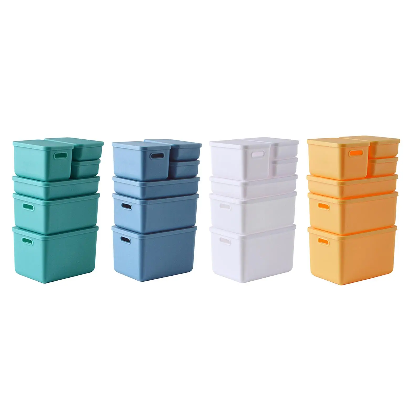 

Toy Box Mini Dollhouse Accessory Case Container Storage Box for Home Desktop
