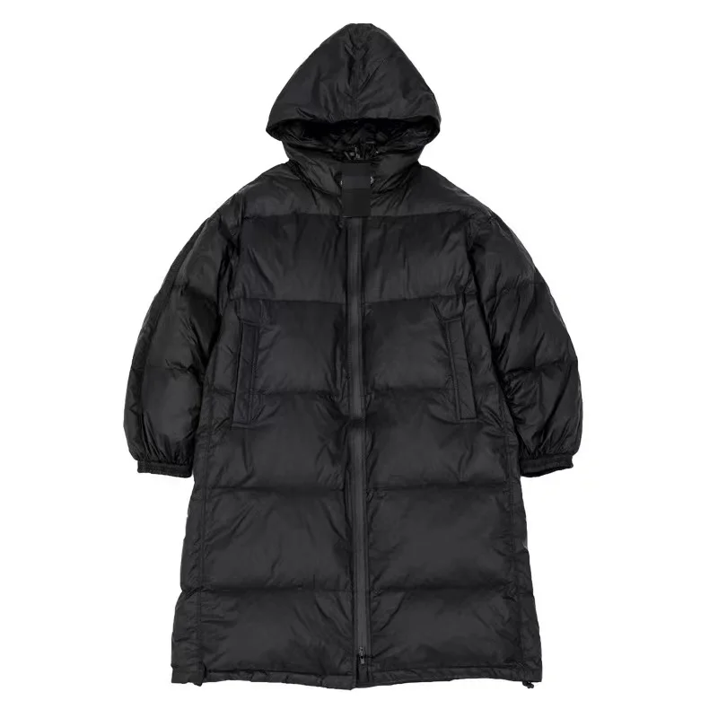 New 2023 Winter Oversized Vintage 90% Down Jackets Women's Clothing Winter Literary Hooded Long Parkas Coats Female Overcoats