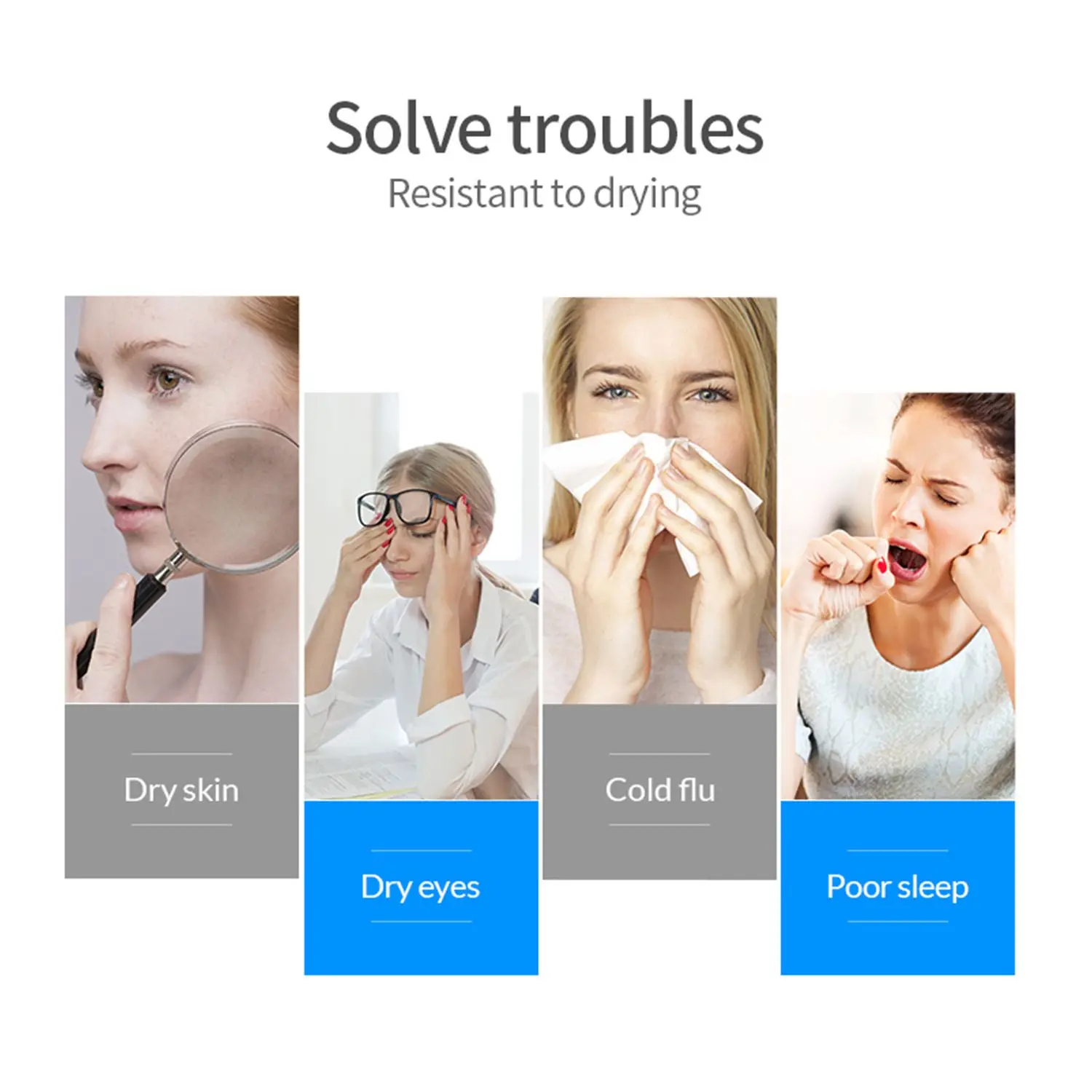 

Ультразвуковой увлажнитель воздуха со светодиодный Ной подсветкой и USB-портом