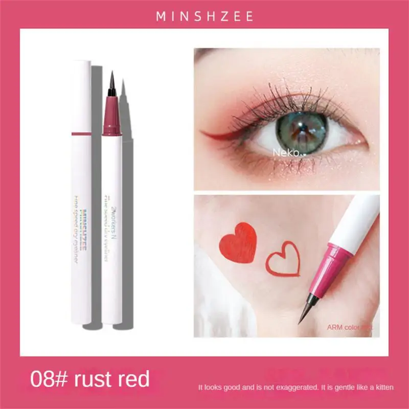 

8 Colors Long Lasting Liquid Eye Liner Ultra-fine Brush Eyeliner Pen Women Eyeliner Eye Cosmetics Best Waterproof Quick Dry