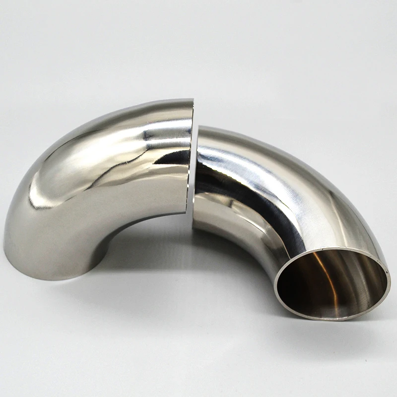 1Pc 304 Stainless Steel 90 Degree Angle Rectangular Welded Elbow Sanitary Fittings Exhaust Pipe Modified DIY Brewing Equipment - купить по