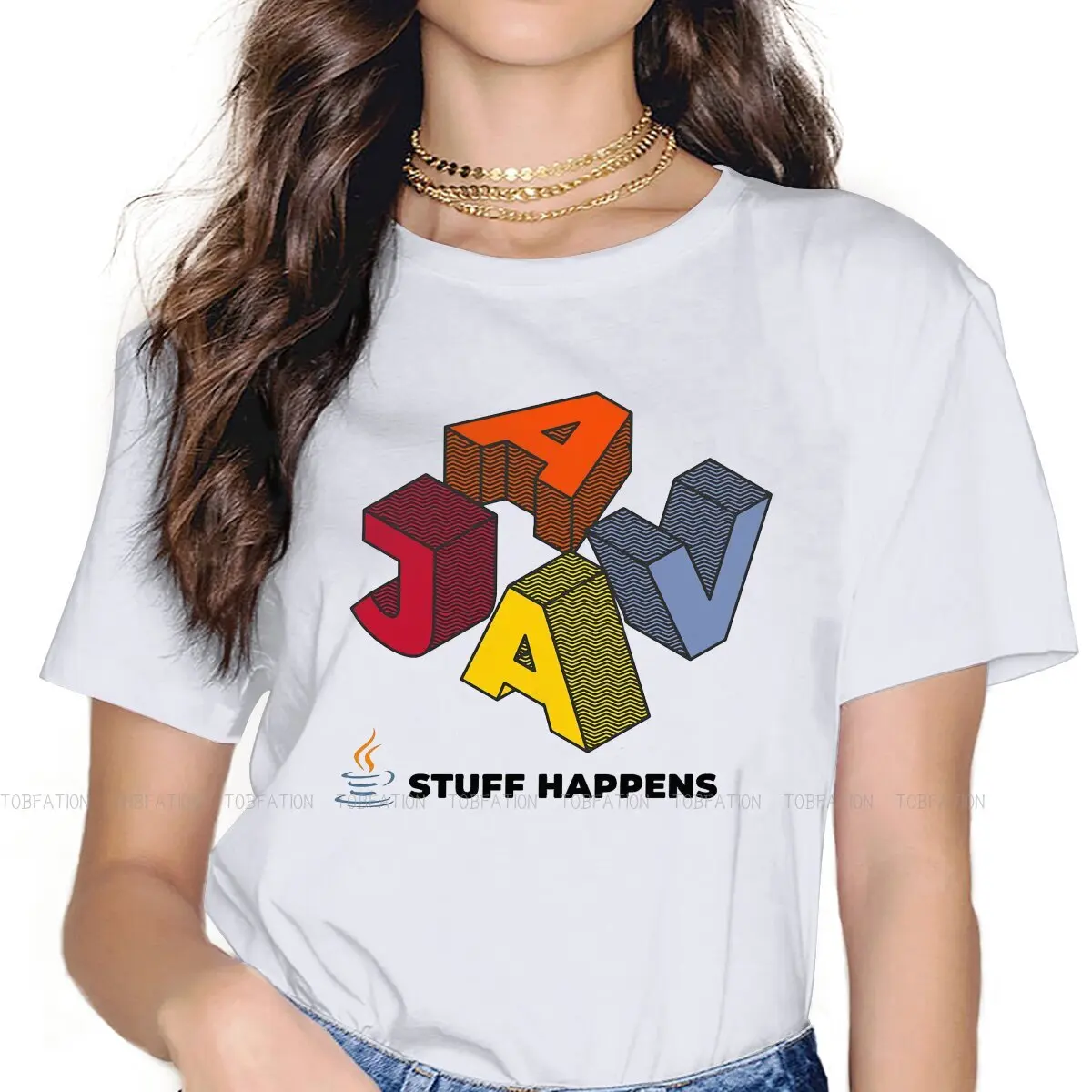 Футболка женская оверсайз с принтом пингвина и операционной системой Linux |