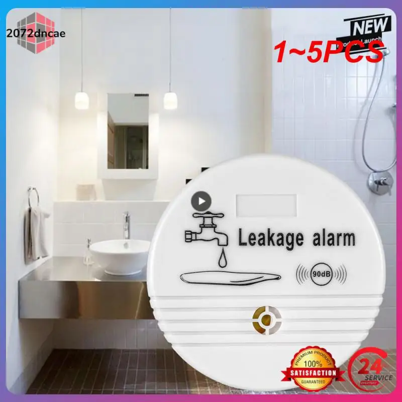 

1~5PCS 90db Leakage Alarm Detector Water Leakage Sensor Wireless Water Leak Detector House Safety Home Security Alarm System