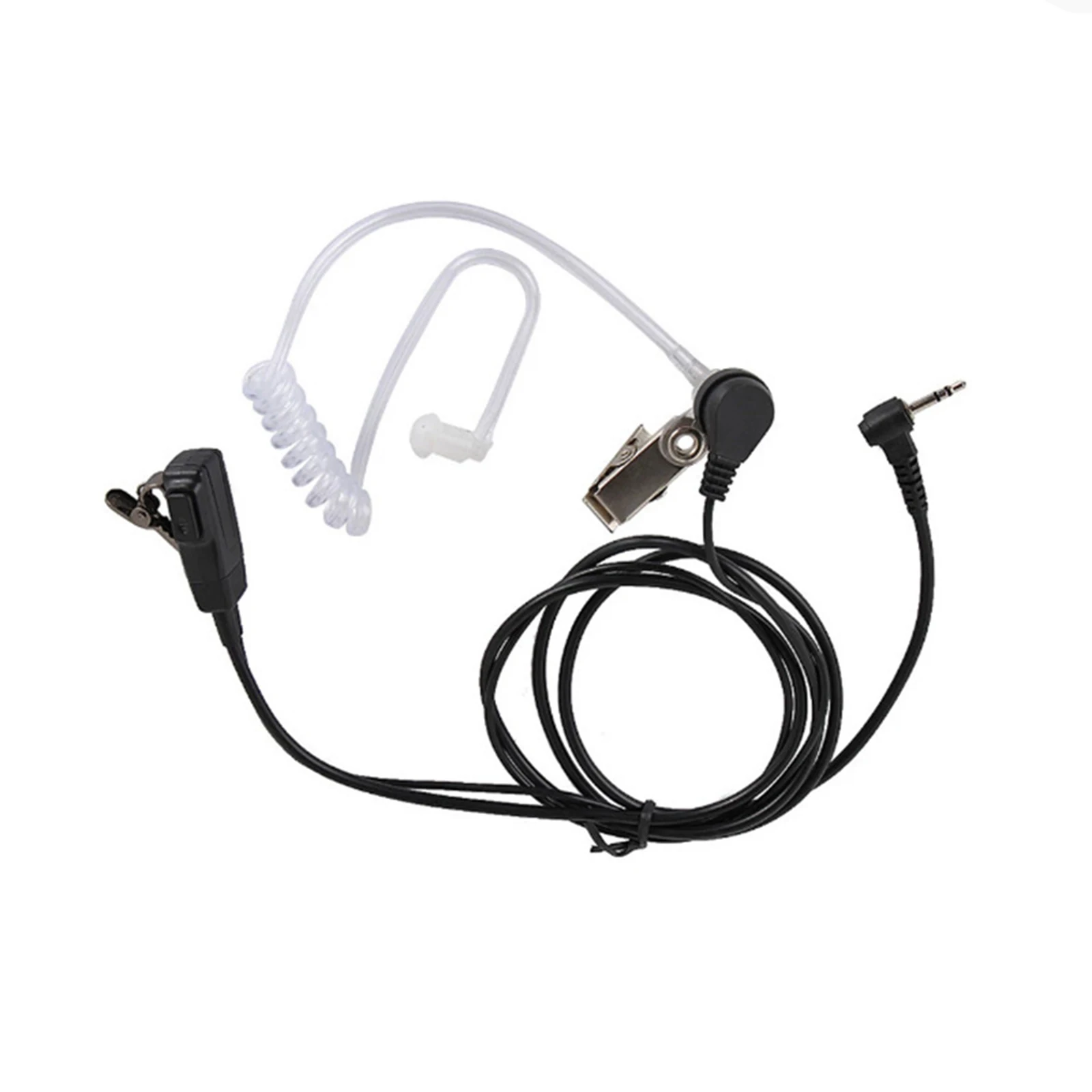 

P09-PM02 Walkie Talkie 2.5mm Earpiece 1 Pin Covert Acoustic Tube Earpieces Headset with PTT Mic for Motorola Talkabout MH230R