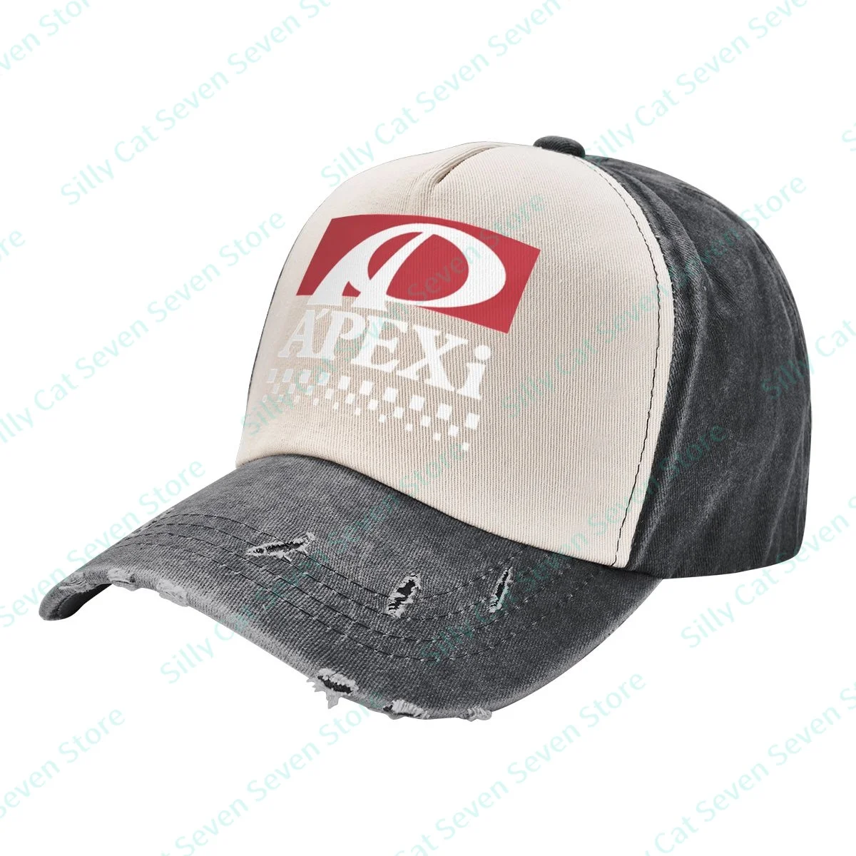 

Multiple Colour Apexis Vintag Denim color contrast Baseball Cap Peaked Cap Adjustable Unisex Dad Hat Shade Sport Baseball Hats