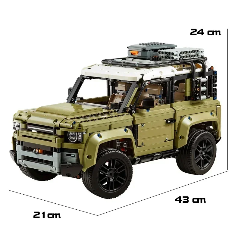 Строительные блоки Land Off-road Defender 2573 шт