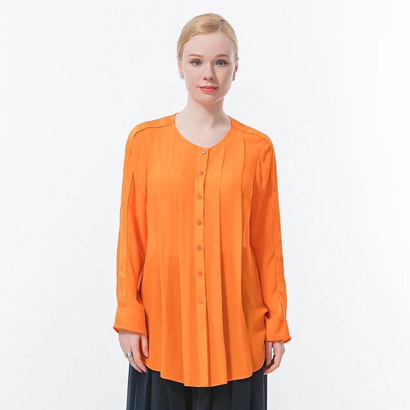 Женский жаккардовый Топ с длинным рукавом