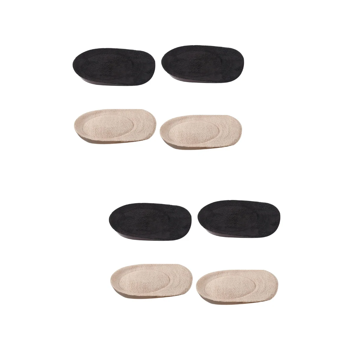 

4 Pairs Insole Men Women Plantar Fasciitis Insoles Heel Protectors Absorption Pads