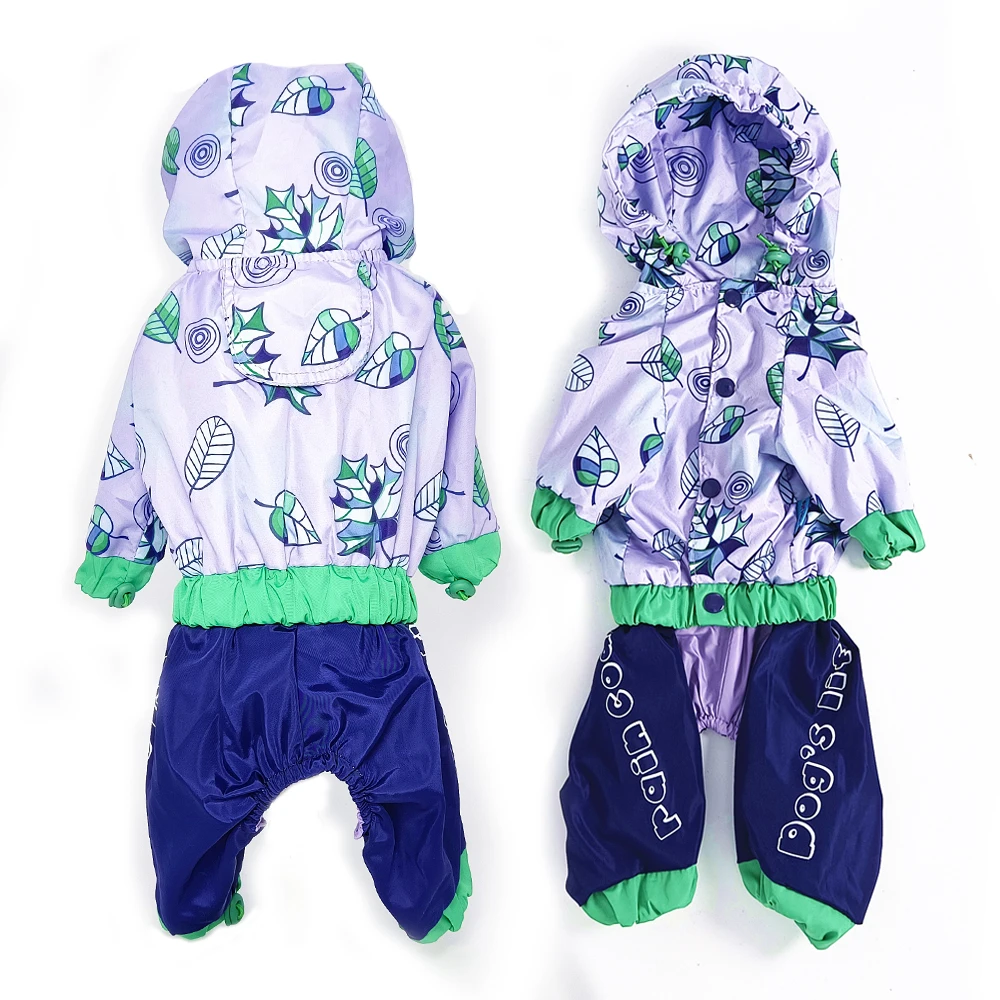 

Женская куртка для домашних животных, дышащий комбинезон от дождя, поводок для небольшого веса, с отверстиями для капюшона, водонепроницаем...