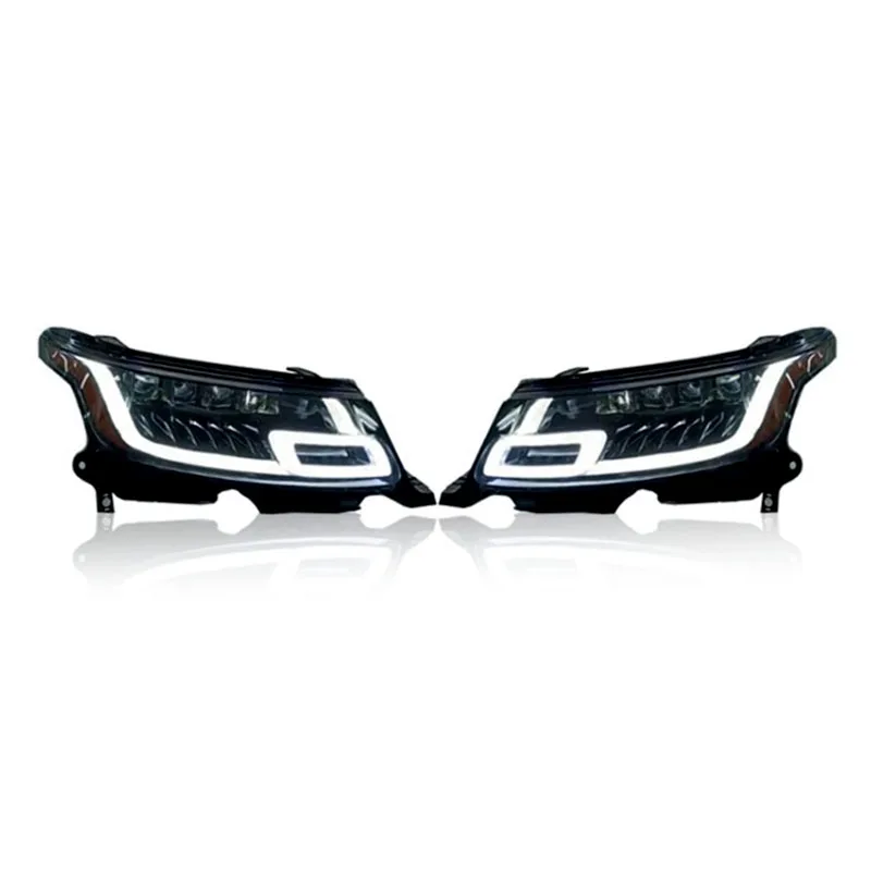 

For Range Rover sport 2018-2020 L494 head lamp head light Upgrade to LED High Quality New Modified 4 Lens Headlight