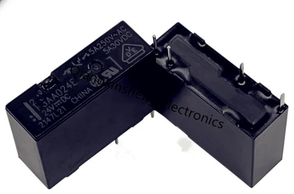 

5 шт. F3AA005E F3AA012E F3AA024E 4-контактное реле 5В 12В 24В 3A/5A