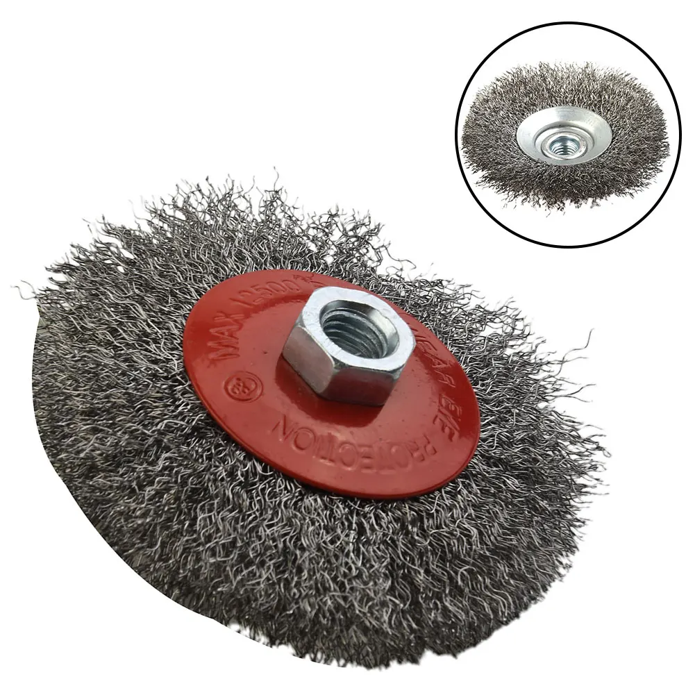 

Cleaning Wire Bevel Brush Crimped Deburring Descaling High Tensile Stainless Steel Hot New Durable High Quality