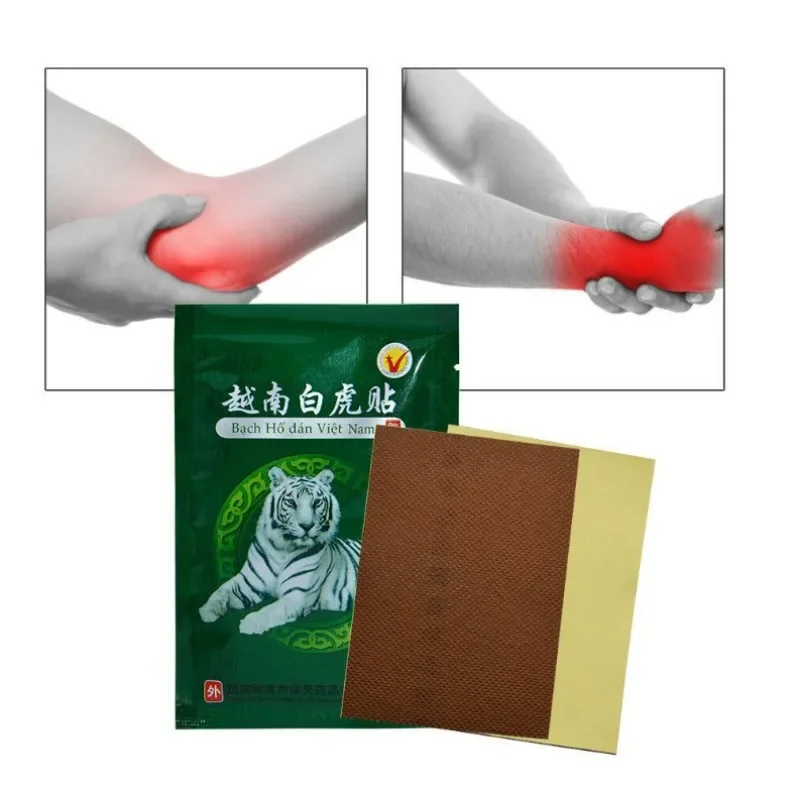 

Vietnam White Tiger Balm Patch Cure Rheumatoid Arthritis Pain Relief Plaster Joint Neck Back Body Muscle Ache Sticker