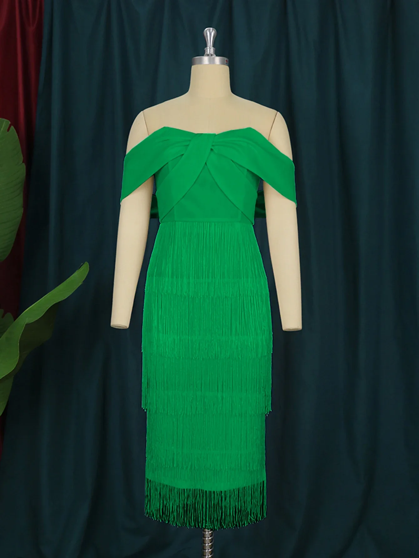 Женское платье с бахромой в стиле Гэтсби без рукавов открытой спиной открытыми