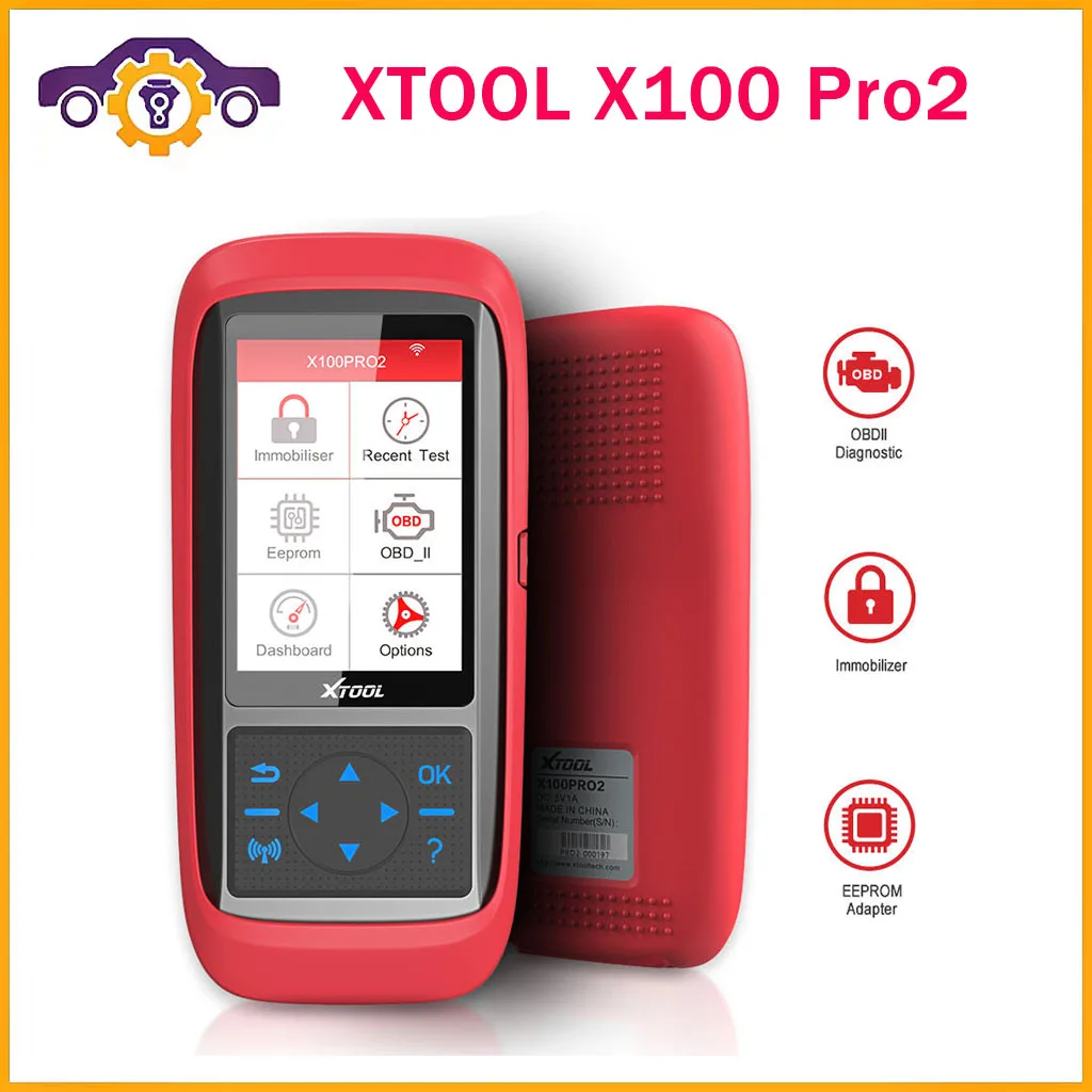 

Программатор автомобильных ключей XTOOL X100 Pro2, инструмент для диагностики автомобиля с адаптером EEPROM