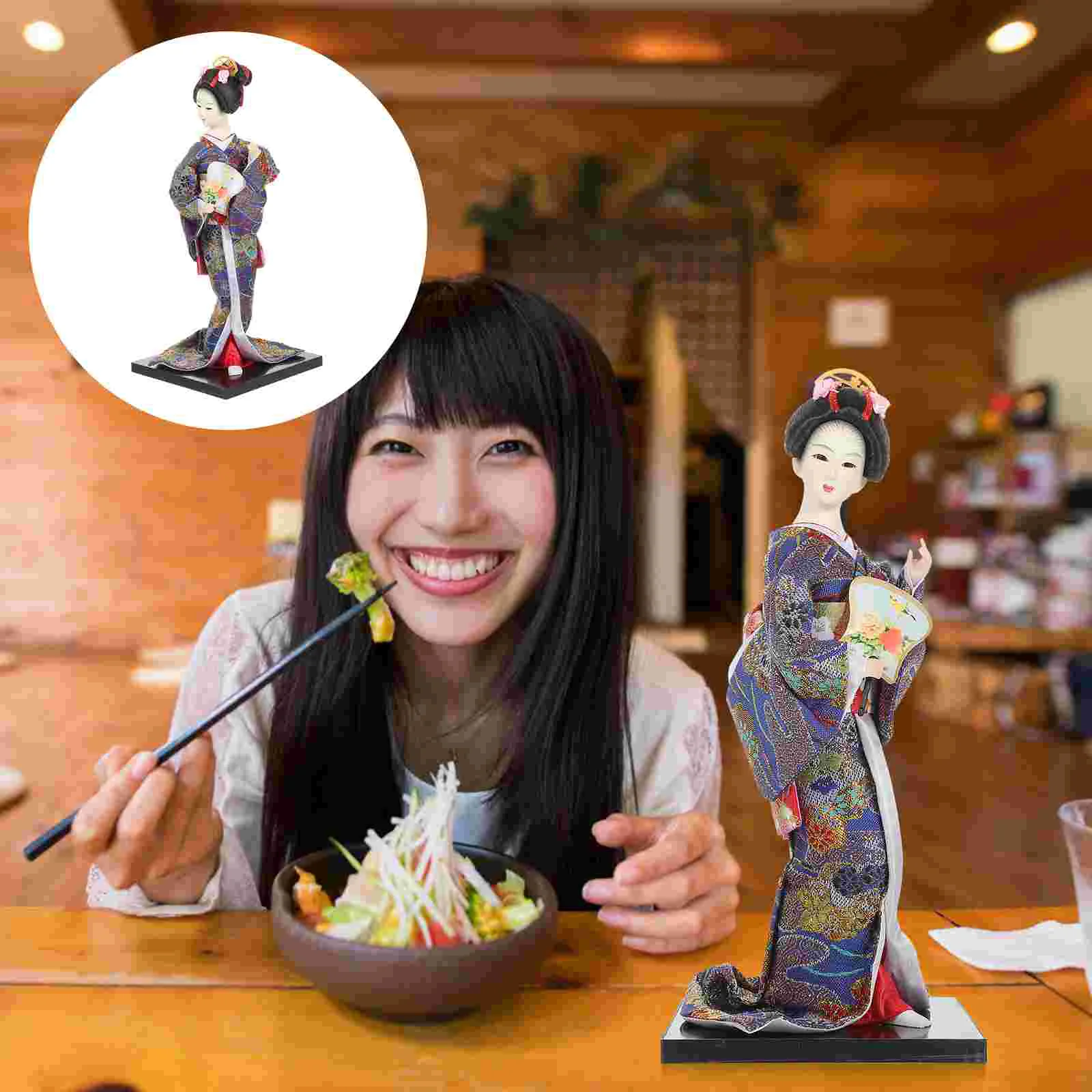 

Kimono Geishajapanese Figurine Statue Sculpture Asian Collectiblekabuki Figure Gifts Souvenirs Decor Home Oriental Scandinavian