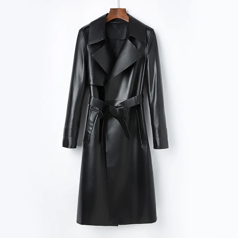 

2023Leather jacket,Genuine Leather Jacket Women Korean Slim Women's Jackets Spring Women Coats Sheepskin Coat Female Chaqueta Mu