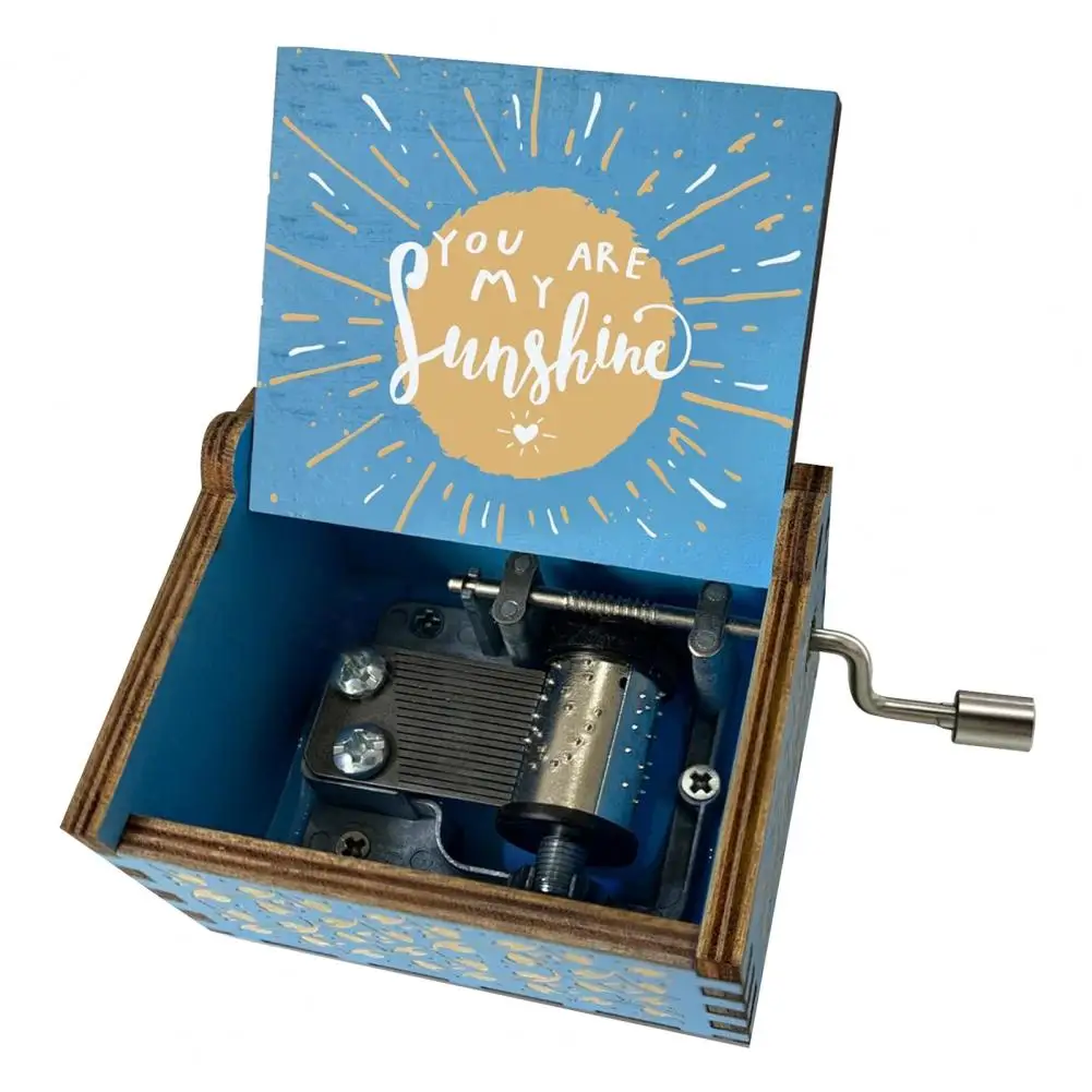 

Деревянная музыкальная шкатулка "You Are My Sunshine"