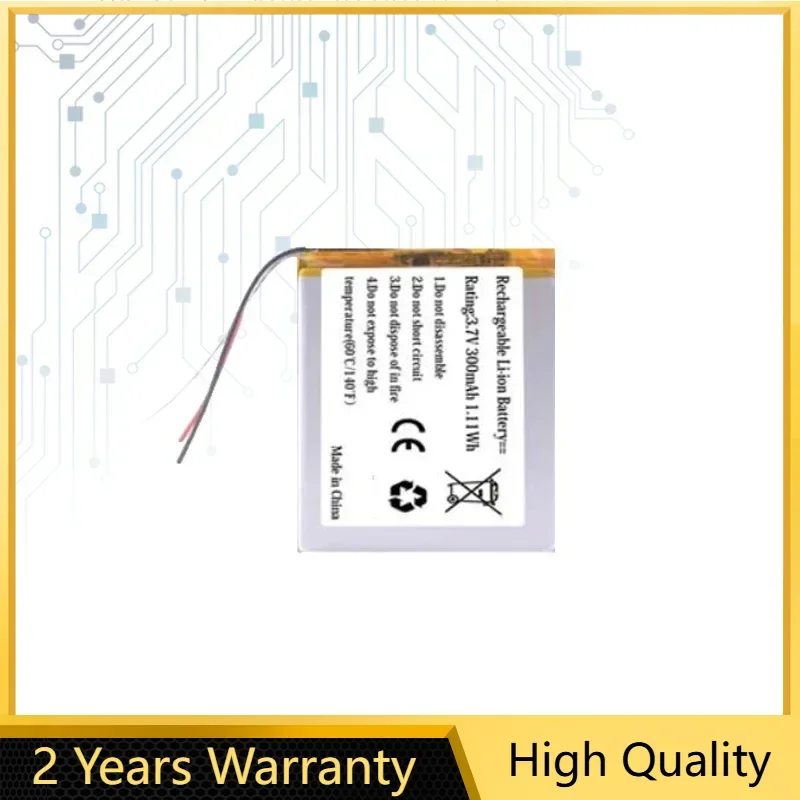 Сменный аккумулятор AHB на 300 мАч 472625 ПЛТ 652525 (3 линии) для наушников Jabra Evolve 65 80 CP-GN650