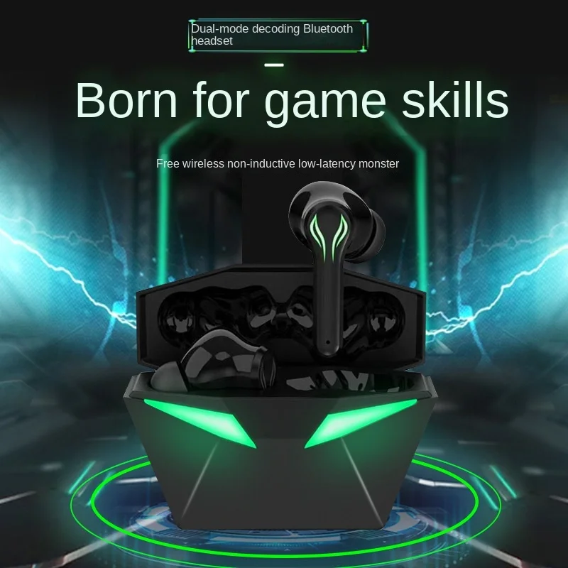 

Новинка B82 Беспроводная двухушная TWS-гарнитура для киберспорта с низкой задержкой цифровой дисплей 5,0 стерео Bluetooth-гарнитура