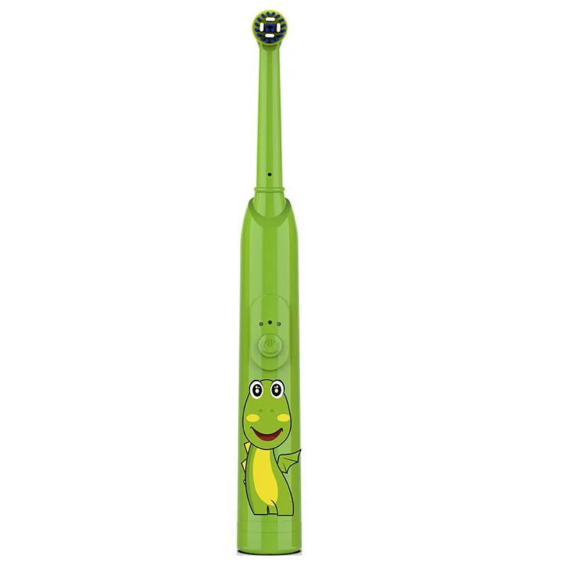 For Children Ages 3 to 12 Rotary Electric Toothbrush USB Charging Teeth Cleaning and Whitening 2 Minute Timing Tool Oral Cleanin enlarge