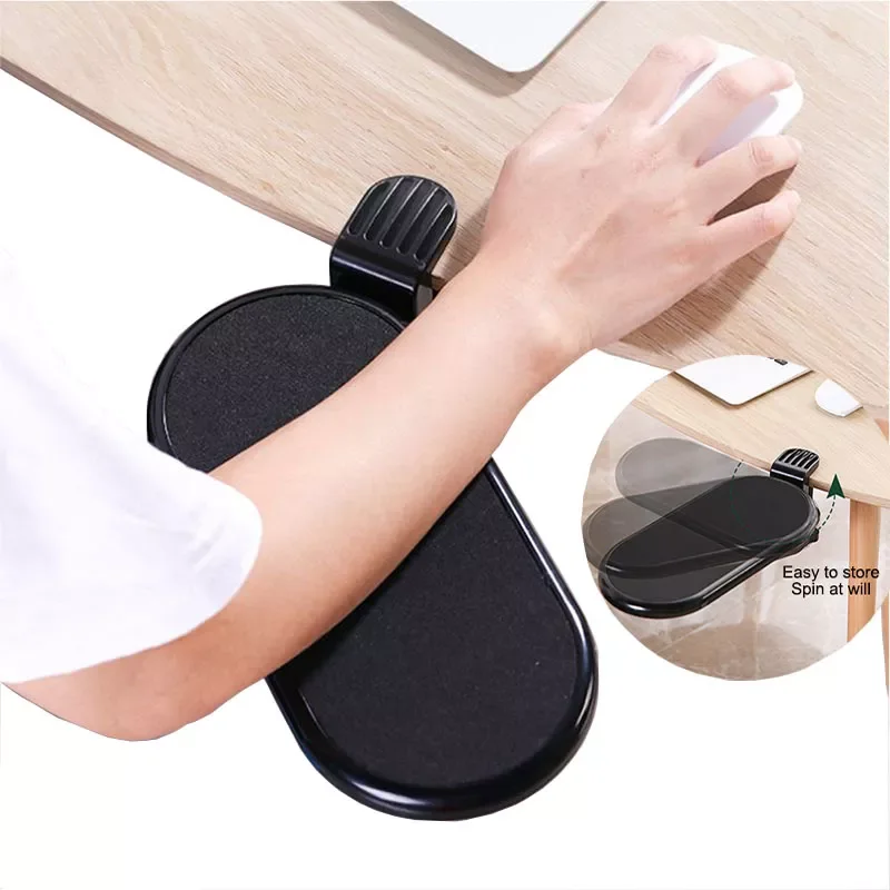 

2023NEW Computer Arm Support Ergonomic Adjustable Wrist Rest Extender Desk Hand Bracket Shoulder Pad Mount Office Mouse Pad