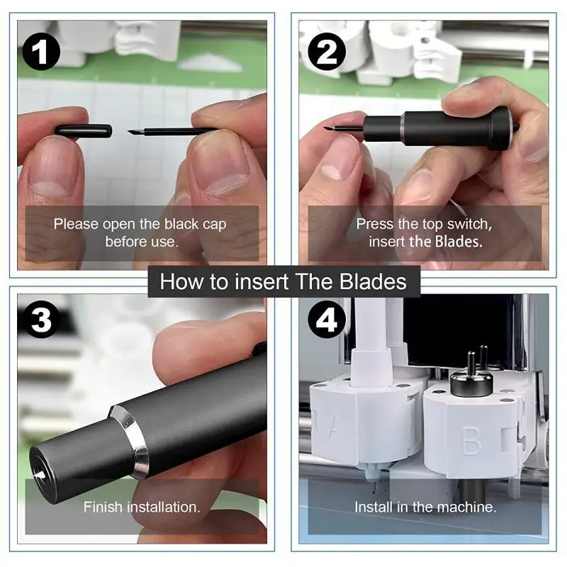 Сменные лезвия для плоттера Roland Cricut 30/10 шт