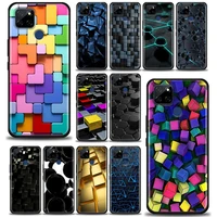 3d colorful block case for realme c1 c2 c21y c25 c12 case silicone back cover phone cases for oppo realme gt 5g gt2 neo 2 fundas