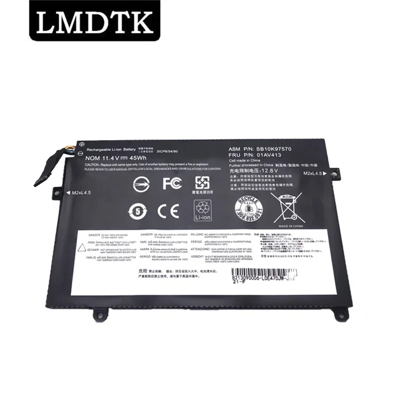 LMDTK Новый аккумулятор для ноутбука 01AV413 Lenovo Thinkpad E470 E470C E475 TP00083A TP00094A 01AV411 01AV412 SB10K97570