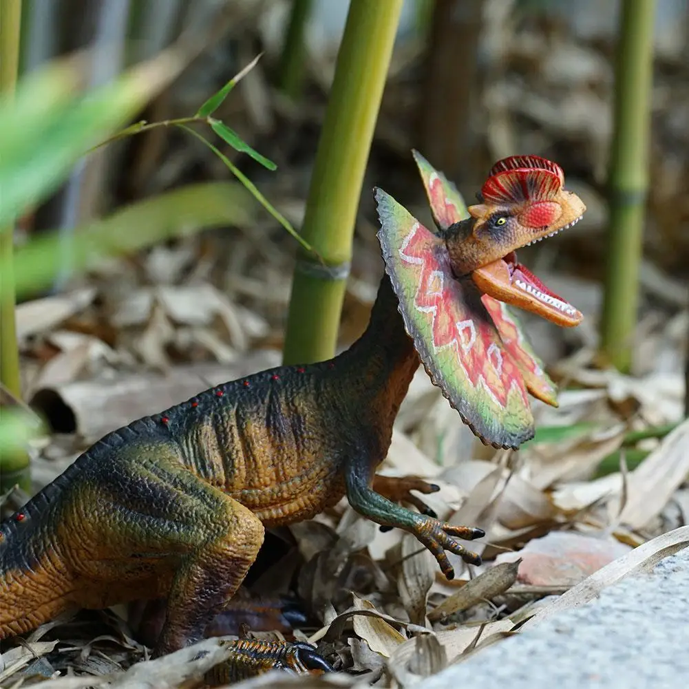 

Dilophosaurus Dinosaurs Toys Dilophosaurus Simulation Animal Model Ornaments Dinosaurs Gift Toy For Kids 2022 New B6v5