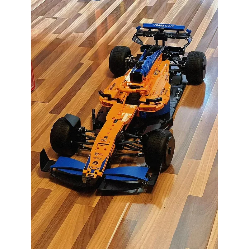 Конструктор серии F1 скоростной гоночный автомобиль игрушка для детей подарок на