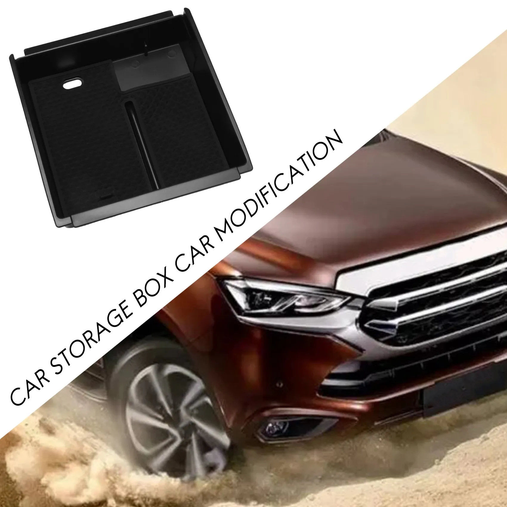 Ящик для хранения подлокотников Isuzu D-MAX MU-X 2012 - 2019 DMAX MUX tiading Box BLACK