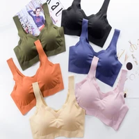 seamless bras plus size push up brassiere wire free bralette full cup active comfortable woman bra