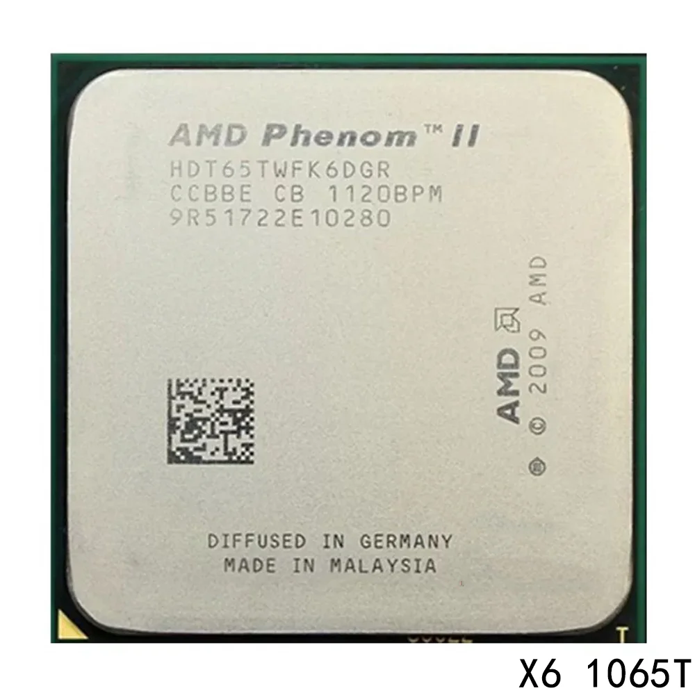 

Б/у б/у AMD Phenom II X6 1065T 1065 2,9G 95 Вт ный HDT65TWFK6DGR ем AM3