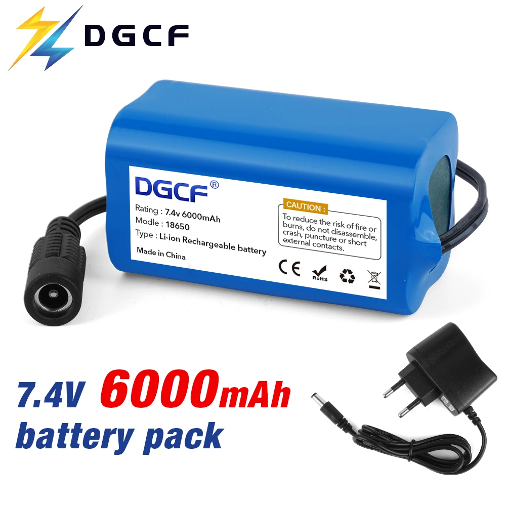 

Lipo Battery For T188 T888 Fish Finder Fishing Bait Boat Accessories RC Toy Accessories Battery 7.4V 6000mah