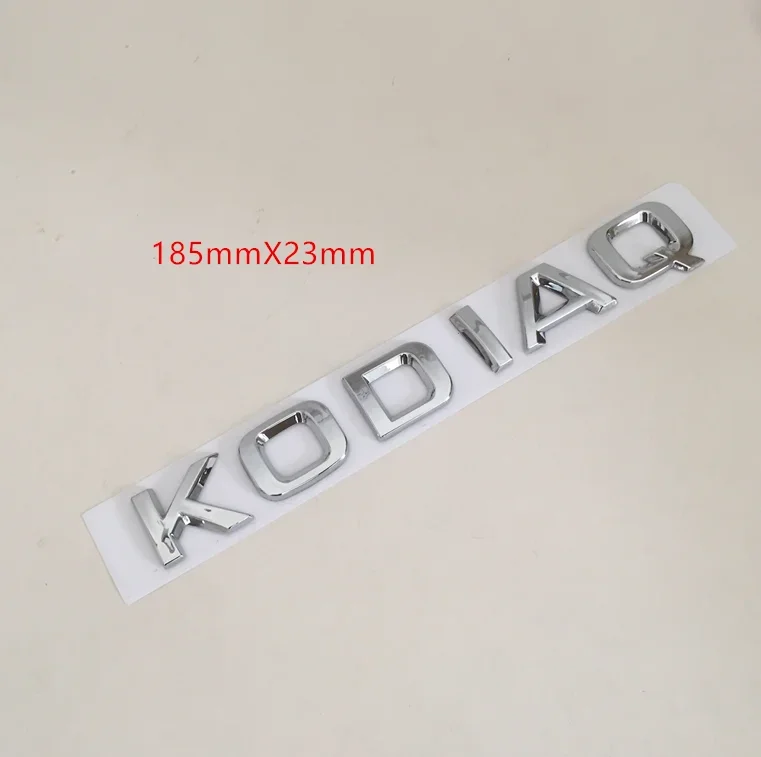 

1 шт. ABS Octavia Superb RAPID FABIA KAMIQ KAROQ KODIAQ YETI 4X4 эмблема автомобиля, значок с буквами, задний хвост, наклейка на багажник, наклейка для SKODA