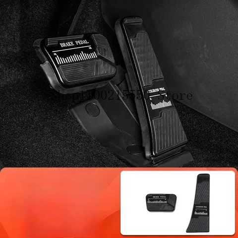 Аксессуары для уравнений Leopard Titanium 3, автомобильная педаль акселератора и тормоза, титановая три противоскользящие педали для интерьера