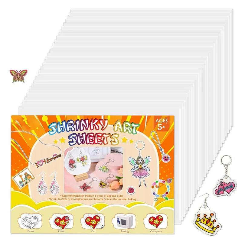 Художественная бумага Shrinky листы термоусадочной бумаги термоусадочная