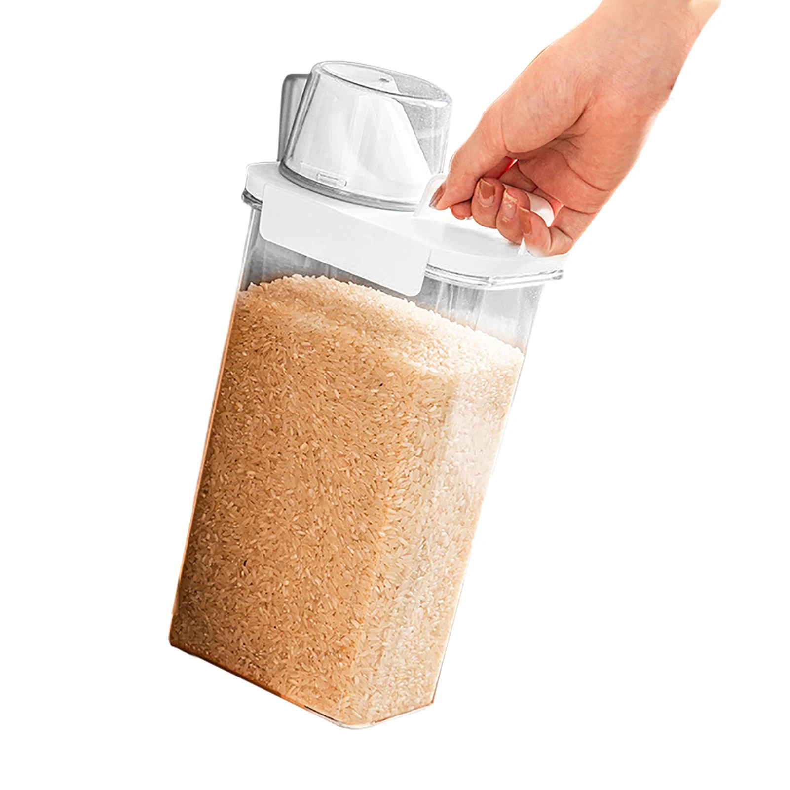 

Cereal Dispenser Multifunctional Box Food Container Rice Dispenser Grain Bucket Rice Storage Bin Kitchen Food Storage Box For