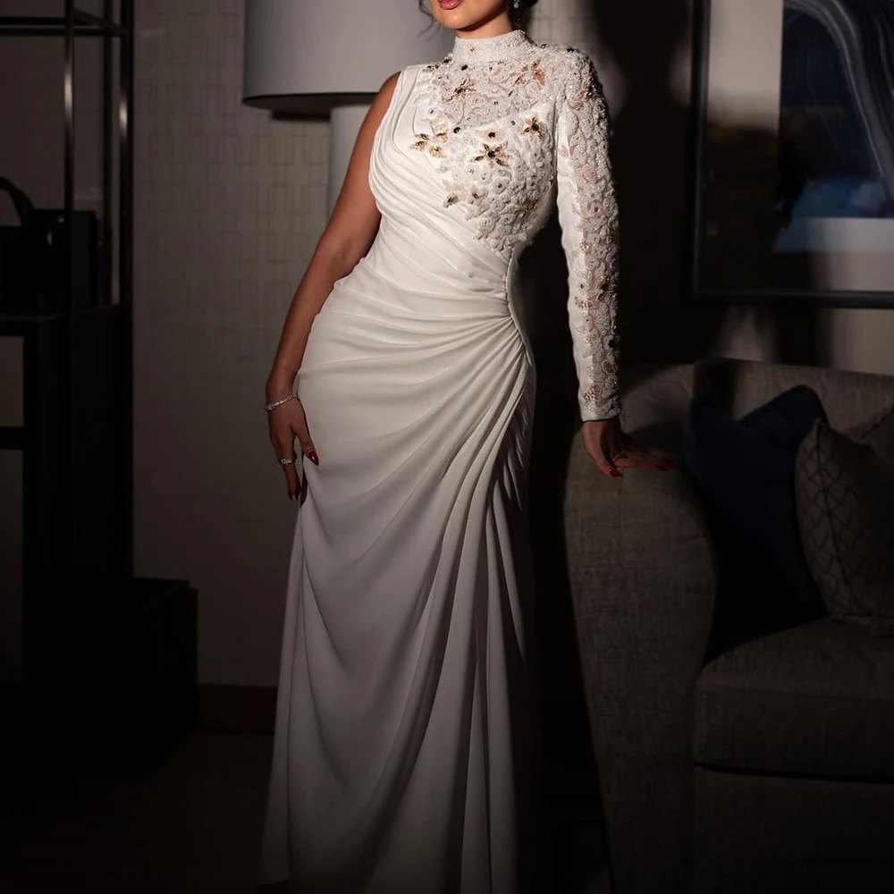 Джерси по индивидуальному заказу прямое вечернее платье с кристаллами на одно